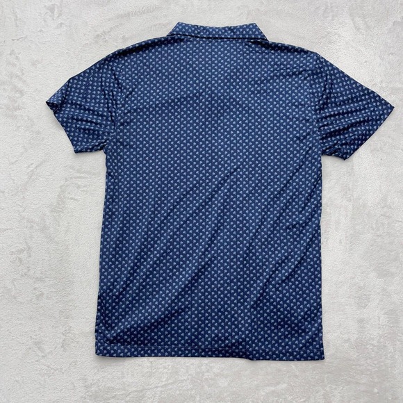 Cotton and Co Polo Shirt Mens Medium Blue Golf Lightweight Outdoor - Picture 9 of 12